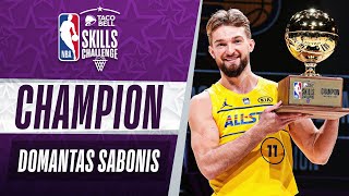 Domantas Sabonis WINS The TacoBellSkills​ Challenge  2021 NBAAllStar [upl. by Mallin]