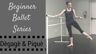 Beginner Ballet Series  Dégagé amp Piqué [upl. by Quackenbush]