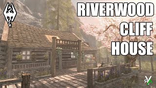 Xbox Skyrim SE RIVERWOOD CLIFF HOUSE Mod Showcase [upl. by Rehpotsirc]