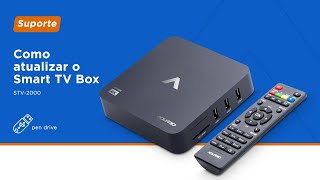 Como Atualizar o Smart TV Box da Aquário [upl. by Aisat]