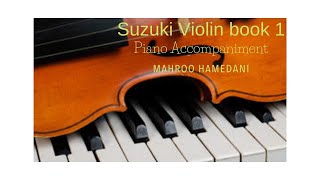 Suzuki violin book 1 piano accompaniment lightly row [upl. by Suoicul]