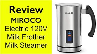 Review Miroco Milk Frother  How to make froth milk at home [upl. by Naehgem121]