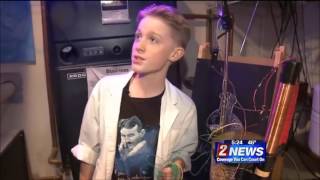 13 Year Old Invents Free Energy Device Nikola Tesla [upl. by Yenrab884]