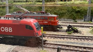 Modelleisenbahn H0  Besuch beim ESV Knittelfeld August 2021 [upl. by Hadwyn741]