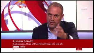 BBC Interview with Husam Zomlot [upl. by Picker]