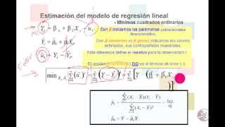 Modelo lineal simple MCO [upl. by Theall]