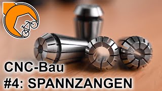 CNCFräse selbstgebaut 04 Handhabung Spannzangen ER 16 [upl. by Naryk247]