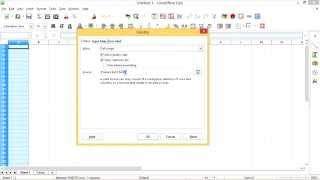 LibreOffice  OpenOffice  Drop Down Menu [upl. by Leuqim]