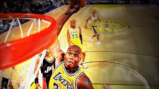 Shaquille ONeal Top 10 Dunks as an LA Laker [upl. by Nixon314]