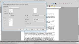 LibreOffice 4 How To change page orientation [upl. by Nad310]