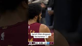 This Jarrett Allen dunk 😳 shorts [upl. by Enomyar525]