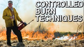 Habitat Management  Controlled Burn Techniques  Prescribed Fire [upl. by Aciretal]