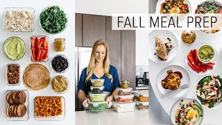 MEAL PREP for FALL  healthy recipes  PDF guide [upl. by Angadreme983]