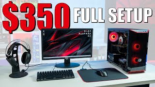 350 FULL PC Gaming Setup and How To Upgrade It Over Time [upl. by Orling158]