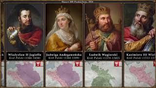 Timeline of the Rulers of Poland 9602020 [upl. by Eicyac264]