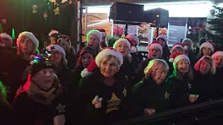 WHAT CHRISTMAS MEANS TO ME Rock Choir at Birkdale Lights Switch On 1st December 2024 [upl. by Amato]