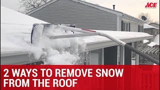 How To Remove Snow From A Roof  Ace Hardware [upl. by Colman]