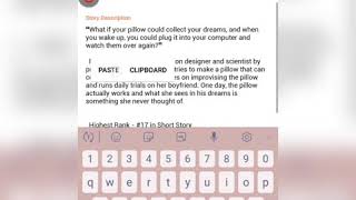 How to Create amp Publish a Story on Wattpad  Android App [upl. by Nairbal]