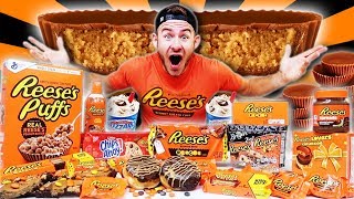 THE REESES OVERLOAD CHALLENGE 18000 CALORIES [upl. by Kimon405]