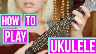 How to play UKULELE with 3 EASY chords [upl. by Nnahgaem895]