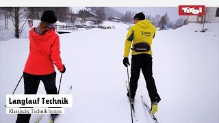 Langlauf Technik – Langlauf Klassisch lernen [upl. by Mikiso]