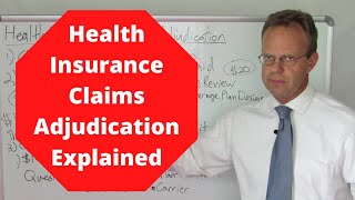 Health Insurance Claims Adjudication [upl. by Marston]