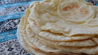 Lebanese Flatbread  Quick  No knead  Vegan [upl. by Yelbmik631]