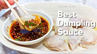 How to make the Best Dumpling Sauce in 5 minutes  Recipe  In Gems eyes [upl. by Aicilav372]