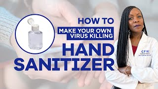 DIY Homemade Hand Sanitizer Spray  WHO Formula  Essential Oils [upl. by Busey212]