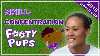 Footy Pups  SKILL Concentration  Football for Kids [upl. by Shoifet]