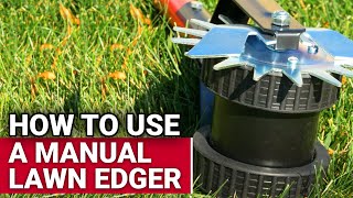 How To Use A Manual Lawn Edger  Ace Hardware [upl. by Ettebab541]