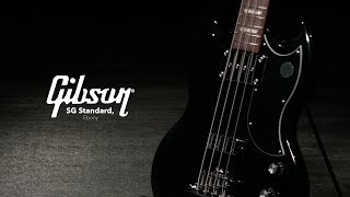 Gibson SG Standard Bass Ebony  Gear4music demo [upl. by Ji]