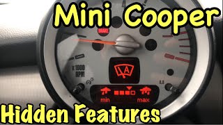 Top 7 Useful Mini Cooper S Hidden Features [upl. by Aisanahta]