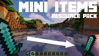 Mini Items Resource Pack  Free Up Your Screen Space [upl. by Haya654]