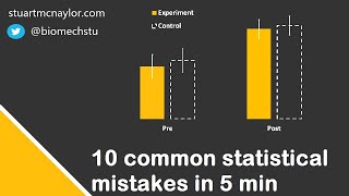 Ten Statistical Mistakes in 5 Min [upl. by Joeann303]