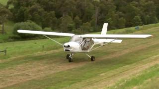 A22 Foxbat Landing at Terrys airstrip [upl. by Ahsekram]