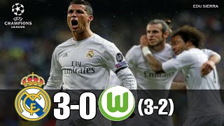 ► UCL 201516  Real Madrid vs Wolfsburgo 2nd Leg ● Extended Highligths 12042016 [upl. by Ethelstan]