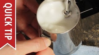 How to AutoFroth Milk for Lattes [upl. by Netsyrk]