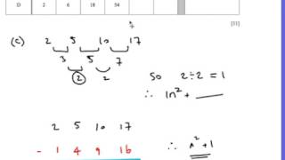 Sequences IGCSE Maths Extended Cambridge Past Paper Questions [upl. by Edia]