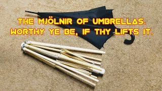 Build an Indestructible PVC Umbrella DA UBER BRELLA [upl. by Ratcliff]