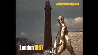 London 1951  Festival of Britain  in colour [upl. by Epifano]