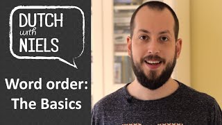 Learn Dutch Word order The basics of building a sentence  with Niels [upl. by Yecal59]