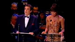 Placido Domingo José Carreras Natalie Cole  Stille Nacht [upl. by Kilian489]