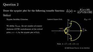 Final Exam Tutorial  Nyquist Plot Example [upl. by Eramal712]