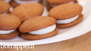 Making Whoopie Pie at One Girl Cookies  Sweet Spots [upl. by Ynamad]