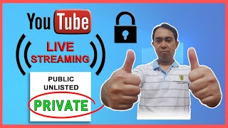 🔴 How to PRIVATE LIVE STREAM in YouTube [upl. by Ahsetan]