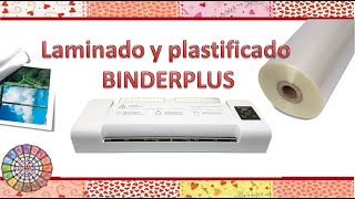 laminado y plastificado BINDERPLUS [upl. by Kimble]