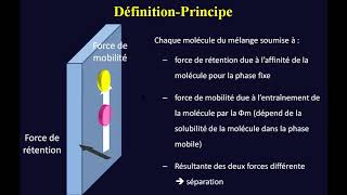 1 Généralités Chromatographie [upl. by Chickie934]