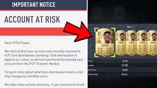 HOW TO GET UNBANNED FROM THE TRANSFER MARKET IN FIFA 22 EASY [upl. by Maure]