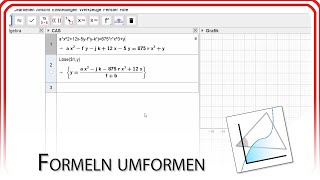 Formeln umformen  GeoGebra EasyGoing [upl. by Mulry]